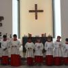 Acht neue Ministranten wurden vergangenen Sonntag beim Familiengottesdienst in der katholischen Kirche St. Josef in Marktheidenfeld der Gemeinde vorgestellt. Auf dem Bild fehlt Leona Krug.