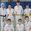Die erfolgreichen Judoka der Mittelschule Gerolzhofen zusammen mit ihrer Lehrerin Rita Riedl.