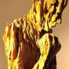 Fragil sind die Holzskulpturen des Bildhauers Andreas Kuhnlein.
