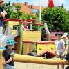 Eldorado für Kinder: der neue Spielplatz im Stadtpark in Stadtschwarzach.