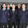 Die neue Spitze der Mühlbacher Wehr (vorne von links): stellvertretender Kommandant Benedikt Fellenstein, Vorsitzender des Feuerwehrvereins Michael Neugebauer und Kommandant Nikolas Seubert. Dazu gratulierten (hinten von links) Kreisbrandmeister Ralf Scheuring und Bürgermeister Bruno Altrichter.