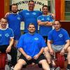 Das Randersackerer Team (hinten von links): Marco Dömling, Claus Pietchazek, János Geerhardt. Vorne von links die Betreuer und zur Zeit verletzten Christian Henneberger, Marcus Hofmeister, Reik Schindler.