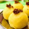 Die Beilage: So lecker sehen selbst gemachte Klöße aus.