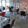 Blick in den Frühstücksraum des Eurohotels in Friedberg; für Bettingen ist ein fünfgeschossiger Bau geplant.