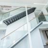 Abgerissen wurde das alte Betontreppenhaus am Rathaus, ersetzt ist es durch lichte Treppen im geöffneten Foyer, die alle drei Stockwerke verbinden. Abgerissen wurde das alte Betontreppenhaus am Rathaus, ersetzt ist es durch lichte Treppen im geöffneten Foyer, die alle drei Stockwerke verbinden.