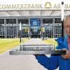Die nachgebaute Commerzbank-Arena, Heimstadion des Fußball-Bundesligisten Eintracht Frankfurt. Gerhard Bayer hat sie in liebevoller Arbeit nachgebaut.