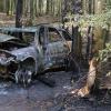Dem Einsatz mehrerer Feuerwehren ist es zu verdanken, dass nach einem Unfall ein größerer Waldbrand verhindert werden konnte.
