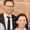 Schulleiter Friedhelm Klöhr und Karin Wittstadt.