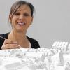 Detailversessen: Monatelang arbeitete Heike Metz an einem Stadtmodell in Bronze von Erding bei München. Es ist ihr drittes derartiges Projekt.