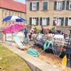 Strandleben im Städtchen: Die Nordsee liegt mitten in Mainfranken – in Marktsteft. Eine Kulisse wie auf Sylt schaffen war die Aufgabe bei der Tour von Radio Charivari – und da musste der Ort ran.