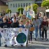 Sie wollen laut bleiben. Paulina Beck, Frederic Dürr und Merle Seufert von der Bad Neustädter Fridays for Future-Ortsgruppe waren im Kreisausschuss zu Gast. Die nächste Demonstration ist an diesem Freitag, 19. Juli, um 16.21 Uhr.