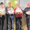 Treue Mitarbeiter: Geschäftsführerin Barbara Schmitt (rechts) ehrte bei der Schmitt Gruppe in Bischofsheim (von links) Günter Krick, Alexandra Gessner, Günter Wemmer, Norbert Gensler sowie Hartwig Krenzer und Andreas Eckert (nicht im Bild). In den Ruhestand wurde Erhard Pittorf verabschiedet.