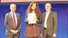 Sozial engagiert: Alica Frerichs, zusammen mit Edgar Marmitt (links) und Heinrich Hausknecht.