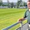 Nagelneue Plätze: Sportfreunde-Chef Reinhold Heilmann ist stolz auf die neuen Sportplätze.