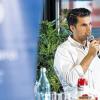 Topthema Datensicherheit: Helge Ruff vom Onlineportal schlagerplanet.com war einer der Diskussionsteilnehmer, die beim „Business Campus“ über Chancen und Risiken von E-Commerce sprachen.Foto: Daniel Peter