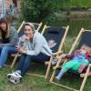 Festgenuss im Liegestuhl Festgenuss im Liegestuhl