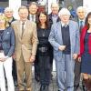 Lange Treue zum CSU-Ortsverband: (von links) Georg Lierheimer, Landrat Thomas Habermann, Anne Zeisner, Norbert Joachim, Dr. Josef Bocklet, Klaus Höhn, Ortsvorsitzende Petra Bieber, Gerd-Otto Warmuth, Josef Behr, Franz-Josef Rösch, Europa-Kandidatin Barbara Becker und Frieder Voigt.