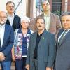 Abschied vom Ratstisch: Fünf Räte verlassen den Gemeinderat Urspringen (von links): Walter Sendelbach, Rudi Ehehalt, Marga Zeller, Klaus Weimann, Otto Eyrich und Bürgermeister Heinz Nätscher.