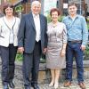 Eine schöne letzte Amtshandlung: Bürgermeisterin Monika Götz (links) gratulierte an ihrem letzten Tag im Amt gemeinsam mit ihrem Nachfolger Thilo Wehner (rechts) dem Ehepaar Adele und Volker Deblich zur Goldenen Hochzeit.