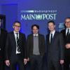 Neujahrsempfang der Main-Post: Im Bild von links Matthias Faller (Main-Post-Geschäftsführung Bereich Anzeigen), Chefredakteur Michael Reinhard, Giovanni di Lorenzo (Die Zeit), Oberbürgermeister Sebastian Remelé und Geschäftsführer David Brandstätter.