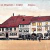 Rund 90 Jahre alt: Karte aus den 1920er Jahren, die das Hotel Adler-Post in Bad Königshofen zeigt. An seiner Stelle steht heute das Cafe Mozart.