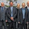 Ehrungen: Im Rahmen der gemeinsamen Weihnachtsfeier des Musikvereins Retzstadt und des Fördervereins des Musikvereins Retzstadt wurden verdiente Musiker und der Dirigent ausgezeichnet. Im Bild von links: Sebastian May, Kreisvorsitzender Alexander Kneuer, Thomas Hebig, Herbert Züchner, Ewald Röthlein, Franz Iff, Wilhelm Gerhard, Matthias May, Erwin Gerhard, Andreas Winkler und Bürgermeister Karl Gerhard.