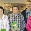 Arbeitskreis Jahrbuch vom Heimatkundeverein mit Autoren: Günther Liepert (von links), Klaus Göbel, Uta Weise, Willi Albert, Josef Oberst, Erich Steiner, Heidi Henning und Josef Grodel.
