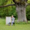 Im Hof der Gerlachsheimer „WeinLese“ spielt Roland Frenz am 12. Juli das Chakraphon. 