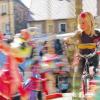 Runde um Runde auf dem Karussell: Der Herbstmarkt in Hammelburg lockte mit vielen verschiedenen Angeboten für Jung und Alt.Foto: Gerd Schaar
