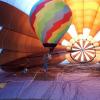 Eine Größe, die Staunen lässt: Die begehbare Heißluft-Ballonhülle. Eine Größe, die Staunen lässt: Die begehbare Heißluft-Ballonhülle.