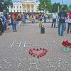 Hilferuf: Demonstranten fordern vor dem Weißen Haus in Washington von US-Präsident Barack Obama Hilfe für Syrien.