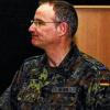25 Jahre im Dienst: Oberstleutnant Peter Kaiser im Simulationszentrum in Wildflecken.