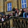 Lernen im Kloster: Schüler der Berufsoberschule beim Rhetorikseminar in Kloster Banz.