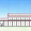 Im Sommer nächsten Jahres soll es losgehen: Westansicht der neuen Bad Königshöfer Trink- und Wandelhalle.