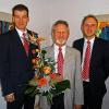 Altersteilzeit: Ewald Schmück (Mitte) verabschiedet