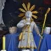 Lange Geschichte: In der Kirche St. Wendelin wurde am Sonntag das schon traditionelle „Wendelinusfest“ gefeiert, das Patrozinium der Kirche. Die Statue des Heiligen stand am Seitenaltar.