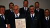 Höchste Ehrung für Wolbert: Hans Stöcker (vorne von links) ernennt Karl-Heinz Wolbert zum Ehrenchorleiter des Männerchors im Sportverein Willanzheim. Für zehn oder 25 Jahre Singen werden zudem Josef Ganz und Armin Gsell sowie (hinten von links) Manfred Eger, Max Endrich und Stephan Eitel geehrt.
