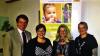 Das Bild zeigt die Referentin des Abends, Frau Uli Schmittknecht (Dritte von links), zusammen mit Kindergartenleiterin Heidi Behrendt (rechts), Elternbeiratsvorsitzende Sabrina Hauck und Kindergartenvorsitzenden Steffen Vogel.