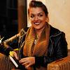 Lächelnd reingeklickt: Julia Schramm, Beisitzerin im Bundesvorstand der Piratenpartei und Bloggerin, stellte in der Buchhandlung „Erlesen“ in Würzburg ihr Buch vor.