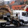 Gefährliche Ladung: Was passieren kann, wenn eine Ladung nicht richtig gesichert ist, das wurde auch in der Praxis gezeigt.