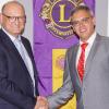 Beim Lionsclub übergab Franz Beck aus Haßfurt (rechts) die Präsidentschaft an Wolfgang Rottmann aus Schönbach.