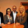 Führungsteam beim Stadtmarketing-Verein: Manfred Paul (im Bild von links), Claudia Biebl, Markus Ostwald, Silke Sycha und Oberbürgermeister Siegfried Müller.