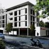 Ansicht des Neubaus: So soll das Sparkassen-Gebäude in der Wittelsbacherstraße 3 aussehen, wenn es Ende 2014 fertiggestellt ist.