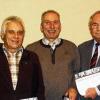 Ehrungen beim CDU-Stadtverband: Landtagsabgeordneter Wolfgang Reinhart (links) und Ellen Bawidamann (rechts) überreichten Urkunden und Nadeln.
