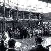 Ein Tag der Freude: Die evangelische Gemeinde Auferstehungsgemeinde in der Gartenstadt Keesburg feierte Ende Mai 1962 die Grundsteinlegung für ihre Kirche. HANS HEER