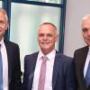 Zufriedene Gesichter bei der Raiffeisenbank Main-Spessart (von links): Andreas Fella, Elmar Menzel und Manfred Heuer.
