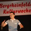 Mit seinem Programm "Es kommt wie es kommt" begeisterte Martin Frank am Dienstag im Rahmen der Kulturwoche das Publikum.
