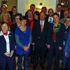 Hatten was zu feiern: die Jubilare und in die Freizeitphase der Altersteilzeit verabschiedeten Mitarbeiter der Sparkasse im Forsthaus Klaushof.