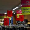 Abschied nach 23 Jahren: Ausverkauf bei Steigo in der Bahnhofstraße.