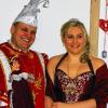 Inthronisiert: das neue Brückenauer Prinzenpaar Prinz Daniel I. von der schnellen Löschgruppe und Prinzessin Katharina die Große von Porzellanien.